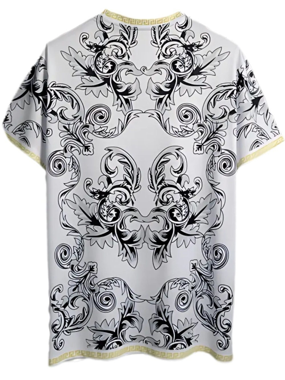 Puma x Italia mens White Jersey with Black Baroque Print & Gold Logo - Picture 3 of 5